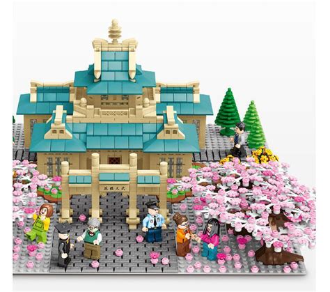 Bonsai Tree School cherry blossom Tree Minifigures Lego Compatible Tree ...