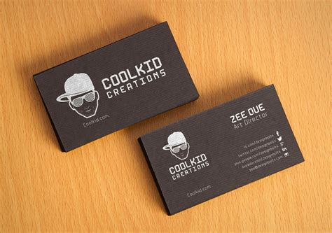 Free Black Textured Business Card Design Template & Mockup PSD – Designbolts
