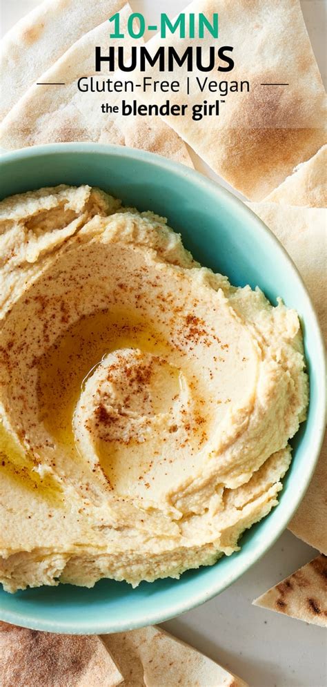 Easy Hummus - The Blender Girl