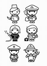 Occupation Coloring Pages  Home sketch template