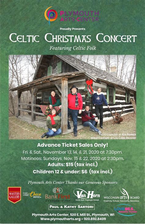 Celtic Christmas Concert Tickets in Plymouth, WI, United States