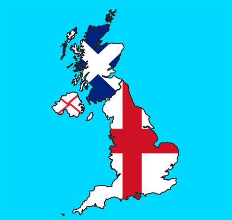 United kingdom flag map according to the union jack : r ...