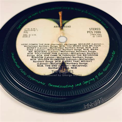 The Beatles - Abbey Road (side 2) coaster