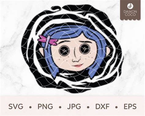 Coraline Svg Coraline Button Eyes Svg Multilayer Svg Png Dxf Eps | The ...