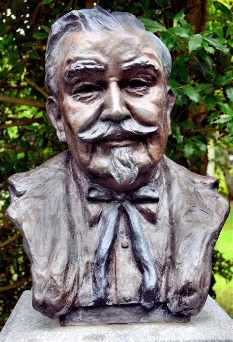 Colonel Sanders Grave Site Bust in Louisville, Kentucky - Encircle Photos