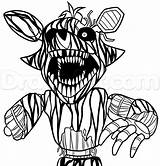 Fnaf Coloring Pages Foxy At GetColoringscom  Free Printable Colorings sketch template