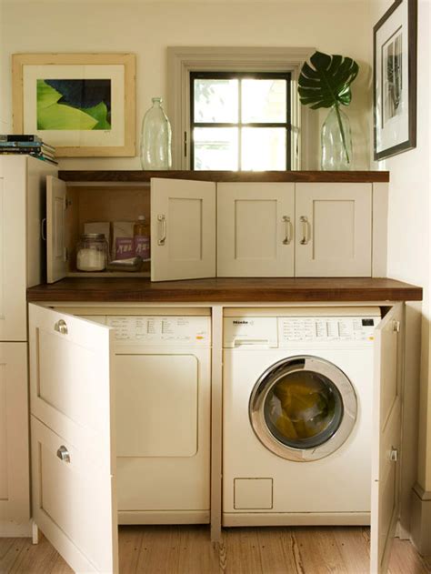 Ideas for Hiding the Washer and Dryer | Driven by Decor