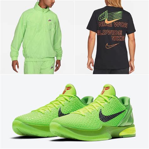 Nike Kobe 6 Protro Grinch Shirts Outfits | SneakerFits.com