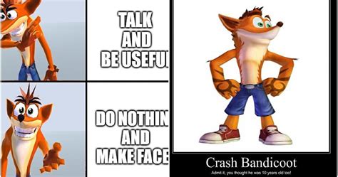 10 Absolutely Hilarious Crash Bandicoot Logic Memes