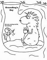 Free Groundhog Day Coloring Page  Printable Pages sketch template