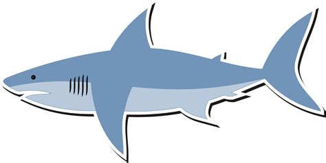 OnlineLabels Clip Art - Cartoon Shark
