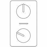 Control Knob Emoji coloring Page  ColouringPages sketch template
