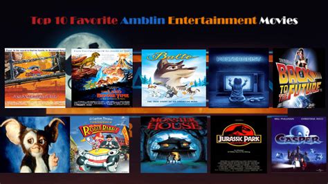 Top 10 Amblin Entertainment Movies by Eddsworldfangirl97 on DeviantArt