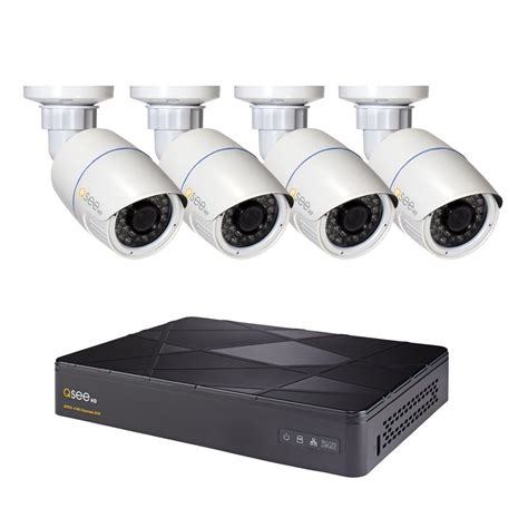 Q-See 4 Channel IP NVR Security system with 4 X 4MP IP Cameras, 2TB HDD - Walmart.com - Walmart.com