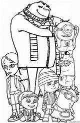 Despicable Me Agnes Coloring Page sketch template