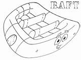 Wooden Raft Coloring Page  Free Printable Pages For Kids sketch template