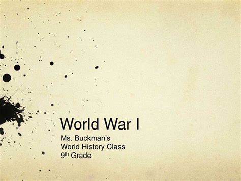 Ppt – World War I Powerpoint Presentation, Free Download Regarding World War 2 Powerpoint ...