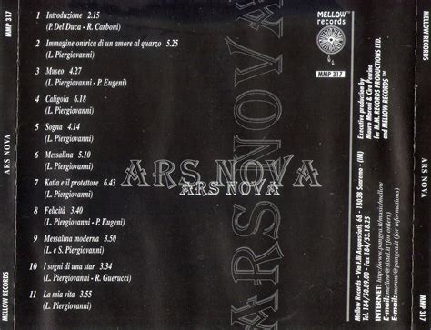 Ars Nova | ARS NOVA | Mellow label productions