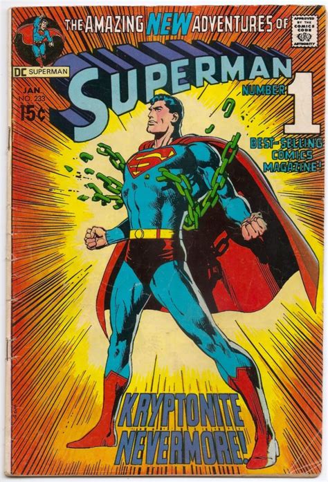 Superman # 233 (1971) Classic Neal Adams Cover - Brooklyn Comic Shop