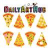 A Slice of Pizza Clip Art Set – Daily Art Hub // Graphics, Alphabets & SVG