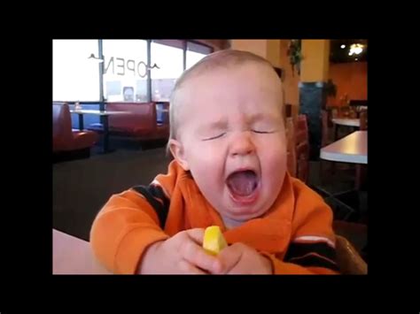 Little boy trying lemons for the first time lol !! Feel sorry but so ...