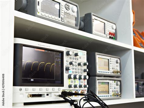 Modern mixed signal oscilloscope Stock Photo | Adobe Stock