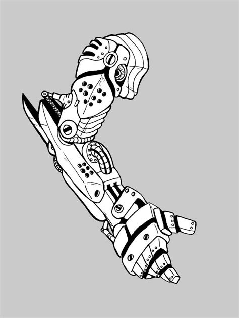 Robotic Armarments by Deems.deviantart.com on @deviantART Drawing Fist ...