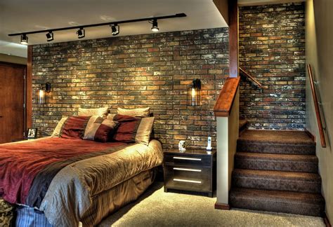 Custom Finishes | | Faux brick walls, Brick wall paneling, Brick wall bedroom