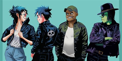 Made some Gorillaz fanart again after years : r/gorillaz