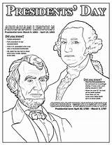 Presidents Coloring Sheets Pages sketch template