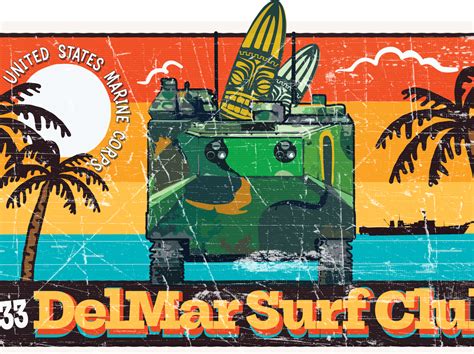 Del-Mar Surf Club by Oliver Moore on Dribbble