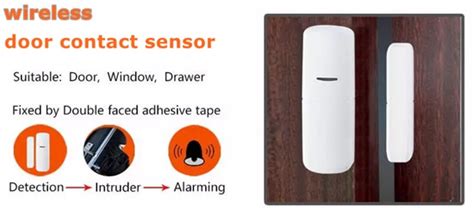 Wireless Door Contact Sensor For Home Safety