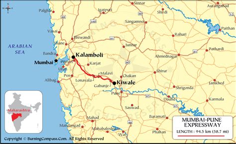 Mumbai-Pune Expressway Map