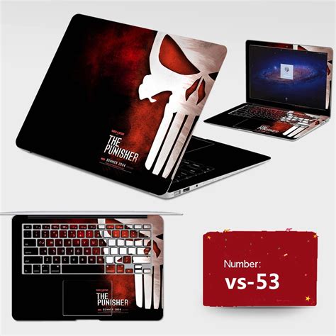 2017 Burst Sells Laptop Sticker Free Waterproof r PVC Skins Cover ABC ...