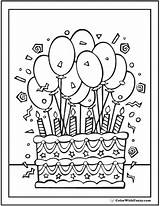 55  Birthday Coloring Pages Printable And Digital sketch template