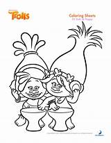 Trolls Movie Coloring Pages  Best For Kids sketch template