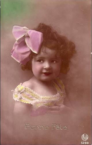 Vintage Postcard ~ Big Pink Bow | Vintage Postcard | chicks57 | Flickr