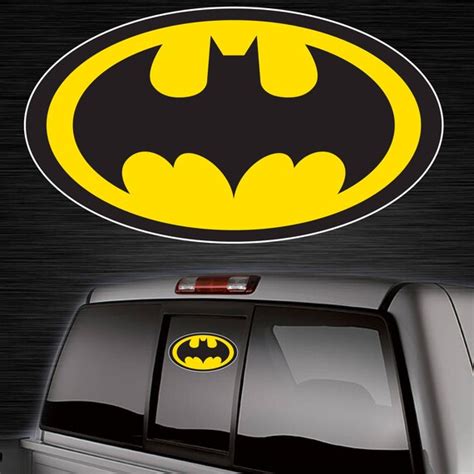 10 Batman logo decal sticker digitally printed die cut | Etsy