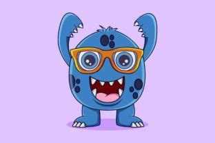 Cool Monster Character Cartoon Vector Graphic by callz76 · Creative Fabrica