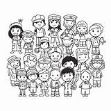 Career Coloring Pages Printable Kids Careers Worksheets Cliparts  sketch template