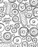 National Donut Day A FREE xo Lp Coloring Sheet To Celebrate  So sketch template