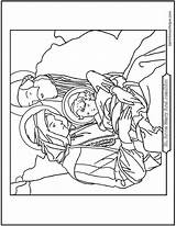 Catholic Saint Coloring Pages sketch template