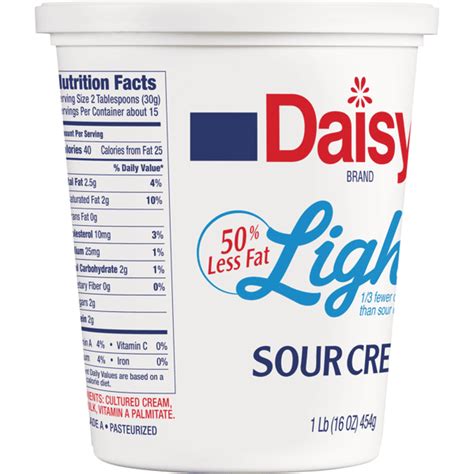 Daisy Light Sour Cream (16 oz) - Instacart