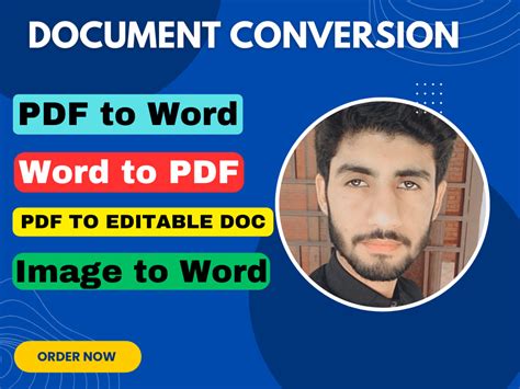 Convert pdf to word and pdf to editable word doc in 1 hour. | Upwork