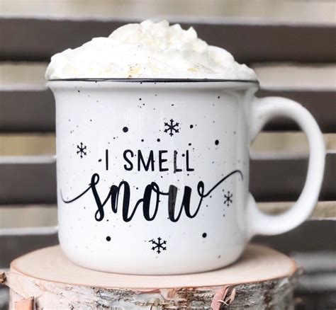I Smell Snow Campfire Mug//Coffee Mug//Pumpkin Mug//Fall | Etsy | Mugs ...