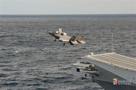 Italian Aircraft Carrier Cavour is Back Home, Qualified for F-35B ...