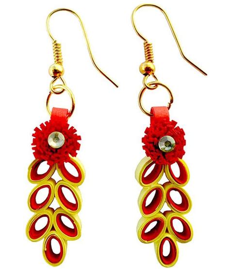 Designers Collection Paper Quilling Earrings For Women - Buy Designers Collection Paper Quilling ...