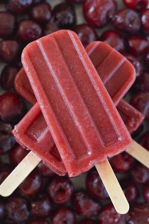 Homemade Cherry Ice Pops With Only 3 Ingredients! - Know Your Produce