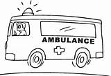 Ambulance Printable Färbung Seite  Kostenlose Druckbare Malvorlagen sketch template
