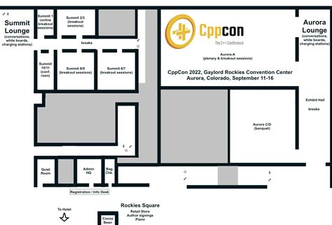 CppCon 2022 Onsite Map | CppCon